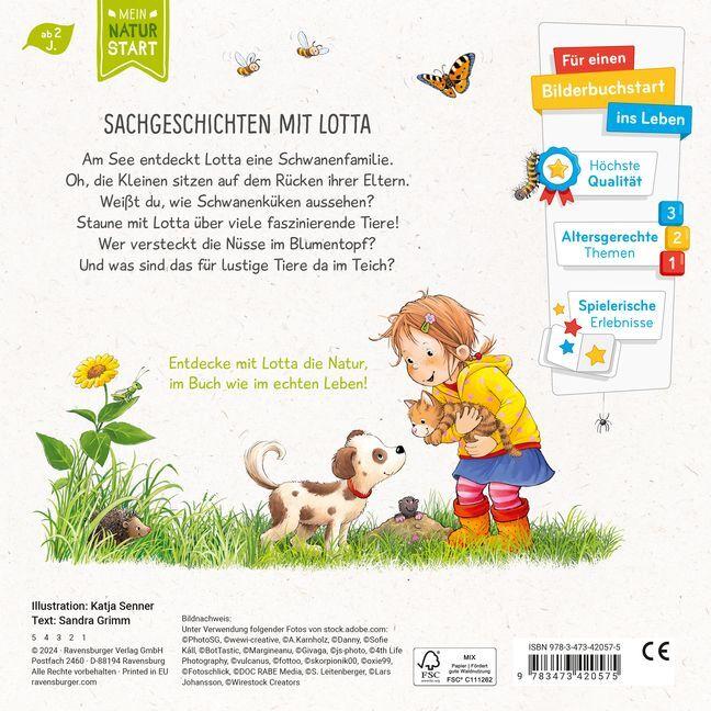 Actual product image Ravensburger Lotta loves animals - First factual knowledge about animals (German)