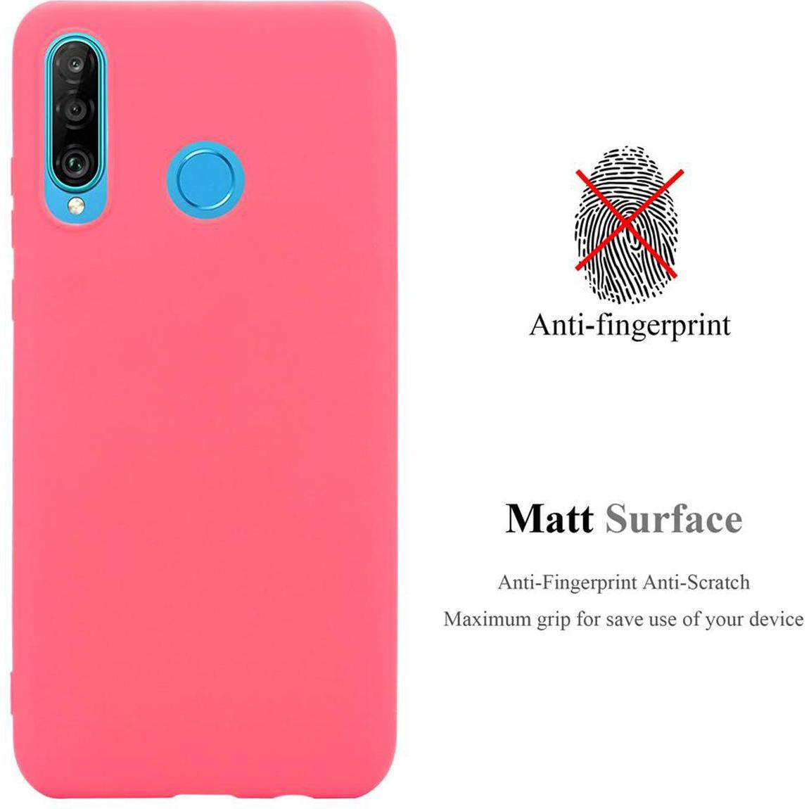 Thumbnail - Cadorabo TPU Candy Cover (Huawei P30 Lite), Smartphone Hülle, Rot
