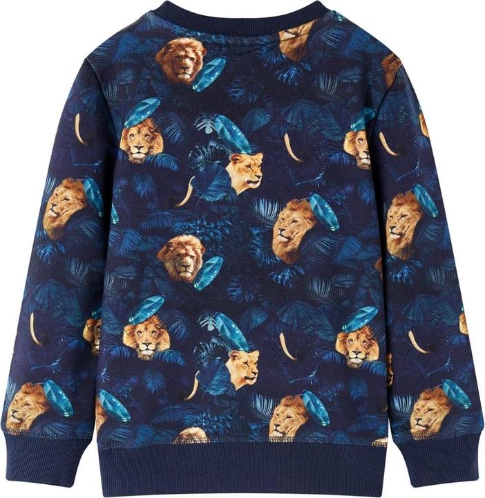 Immagine prodotto VidaXL Felpa da bambino blu navy 140,Materiale: 95 % cotone. 5 (140)