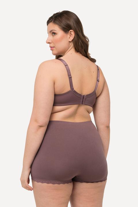 Produktbild Ulla Popken Bügel-BH, Jacquard, Spitzenkante, Cup C - G (85 C)