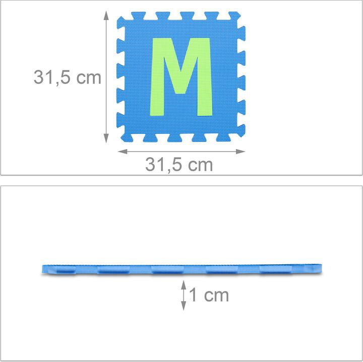Productafbeelding Relaxdays Speelmat (31,5 x 31,5 x 1 cm)