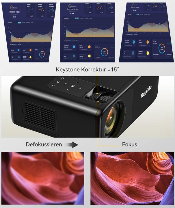 Produktbild Rayfoto Beamer (Full HD, 9500 lm)