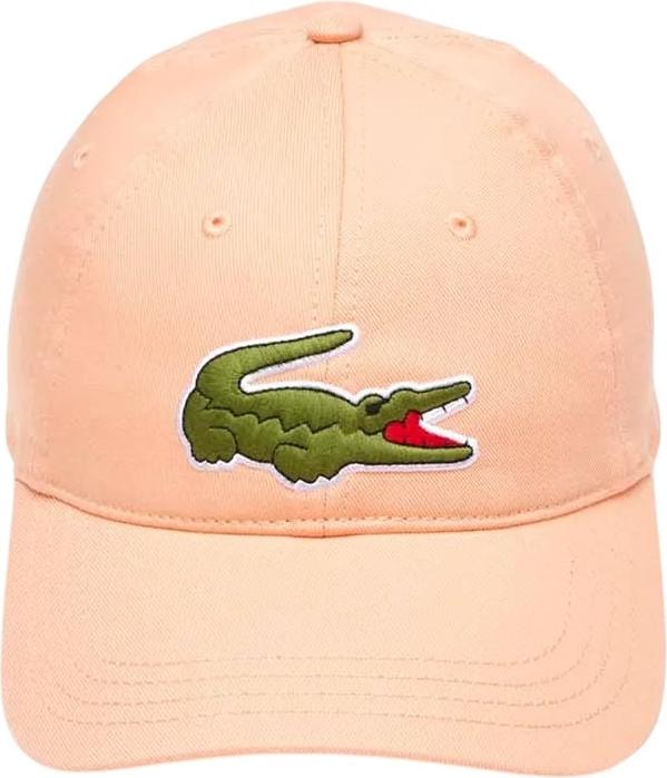 Actual product image Lacoste Logo Cotton Twill Adjustable Baseball Cap (One size)