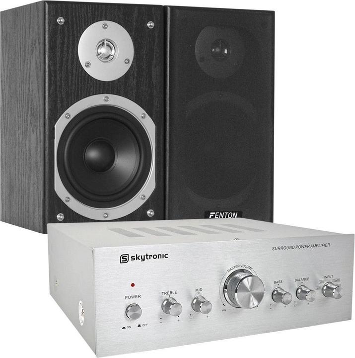 Immagine prodotto Skytec Set HiFi da 280W con amplificatore, altoparlanti e cablaggi (Set, 140 W)