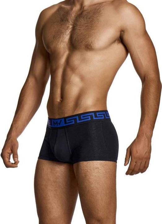 Immagine prodotto Linen Boxershorts Schwarz/Blau Medium (M, Confezione singola)