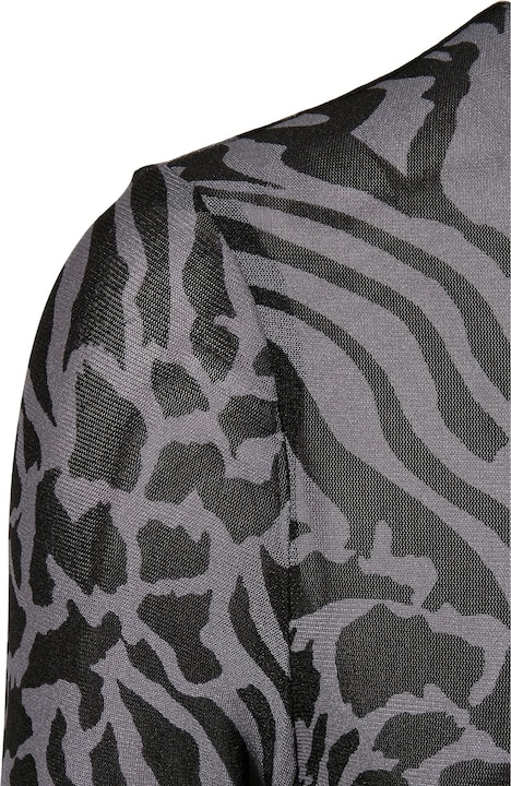 Actual product image Urban Classics Ladies AOP Mesh Turtleneck Longsleeve (M)