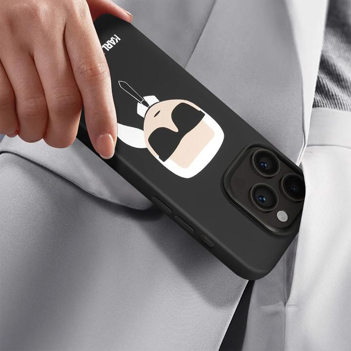 Produktbild Karl Lagerfeld iPhone 14 Pro Max Liquid Silicone Karl Head Case (Apple iPhone 14 Pro Max)