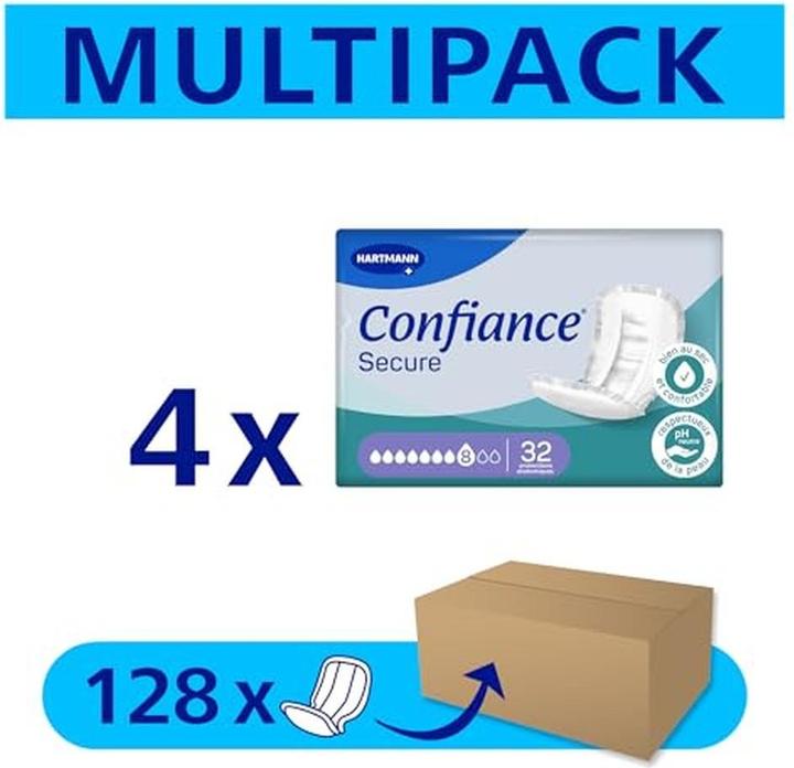 Actual product image Hartmann Absorbent anatomical protectors for men and women, 8-drop leakage level (128 x)