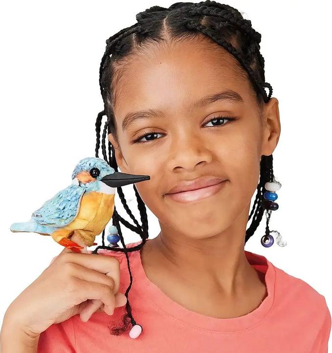 Produktbild Folkmanis Fingerpuppe mini Eisvogel