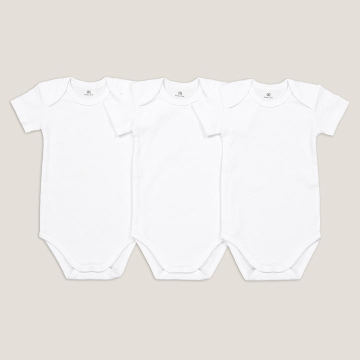 Actual product image La Redoute Collections Organic cotton 3-pack bodysuits (74)