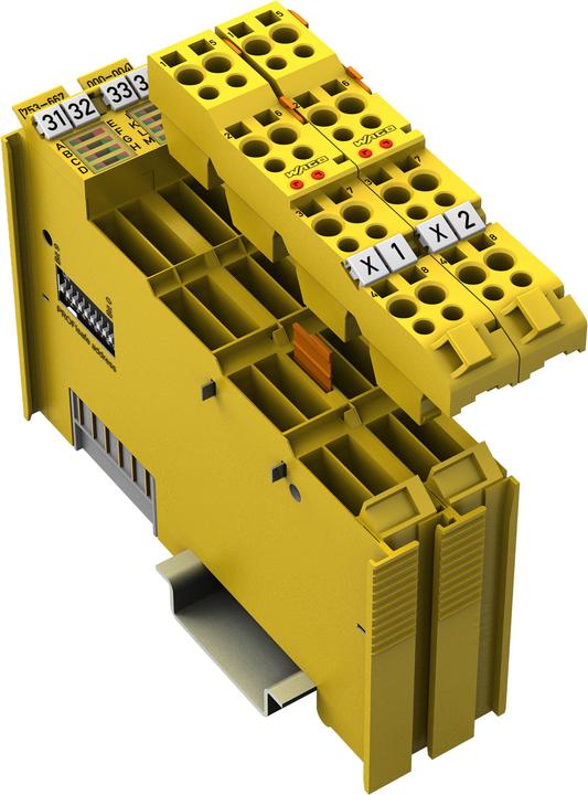 Wago 4/4-channel 753-667/000-003 Digital input and output terminal block