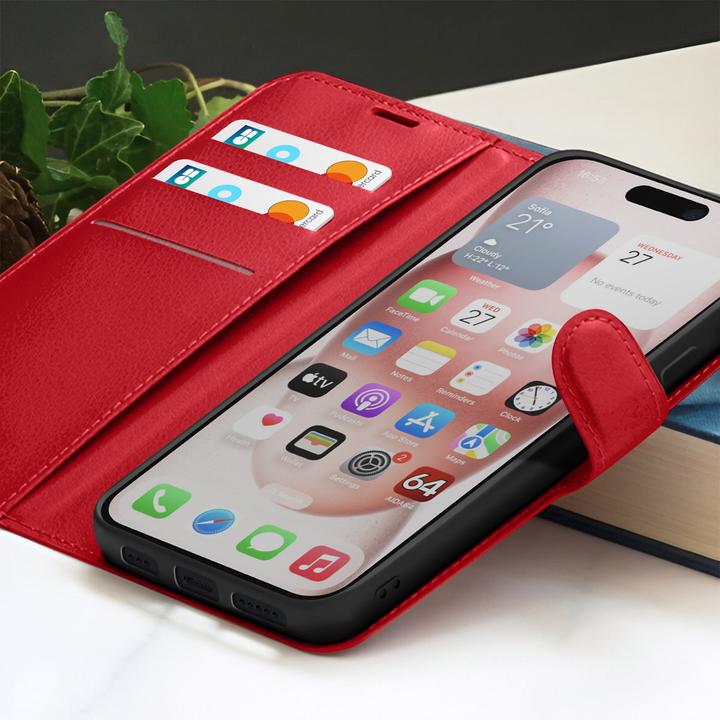 Produktbild Zanaé Klappetui iPhone 15 mit Ständer (Apple iPhone 15)
