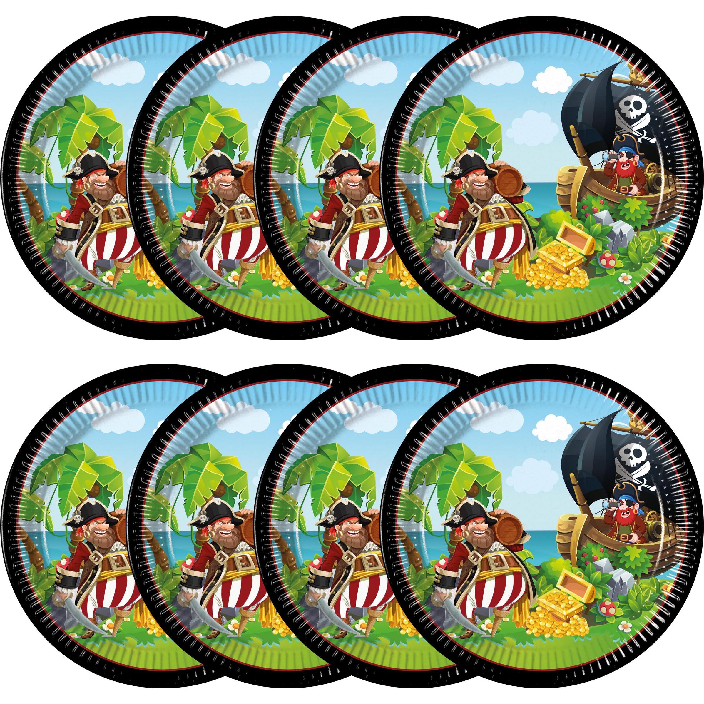 Magni, Einweggeschirr, Pappteller Piraten D23cm 8er FSC-Mix (8 x)