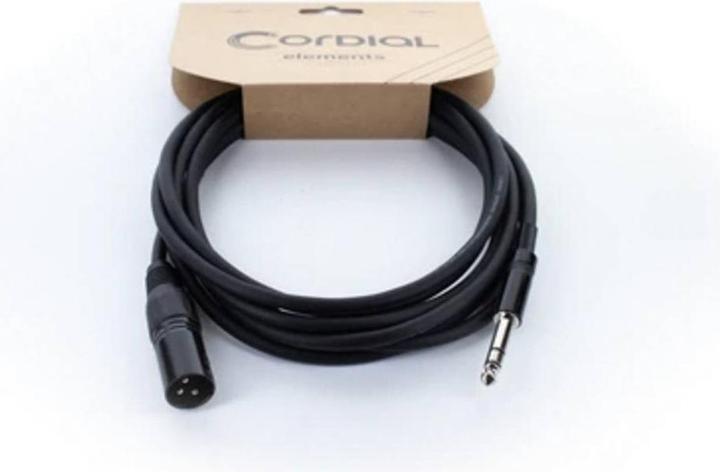 Produktbild Cordial EM 3 MV XLR Verbindungskabel (1x XLR-Stecker 3 polig - 1x Klinkenstecker (3 m, XLR Kabel)