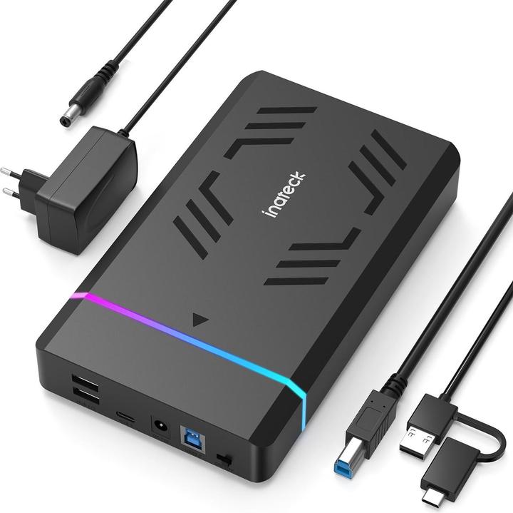Produktbild Inateck Festplattengeh.RGB 3.5" USB 3.0 2.5/3.5" SATA H/SSD (2.5", 3.5")