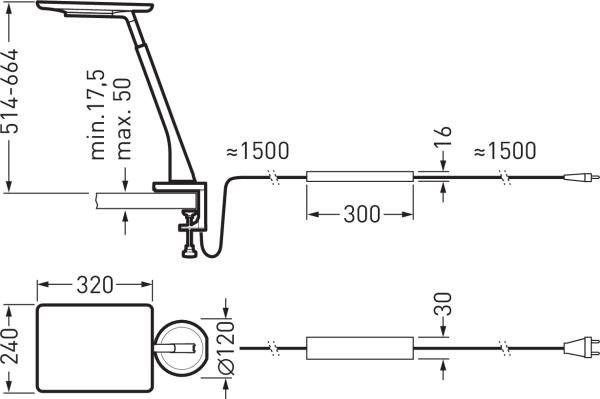 Actual product image Trilux LED table lamp