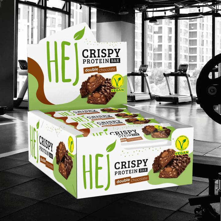 Actual product image HEJ Nutrition Hej Vegan Crispy Bar (12 x 45G) (Double chocolate, 1 pcs., 540 g)