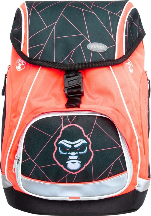 Produktbild Funki Schulthek-Set Flexy-Bag Neon Editon Gorilla 6-teilig (28 l)