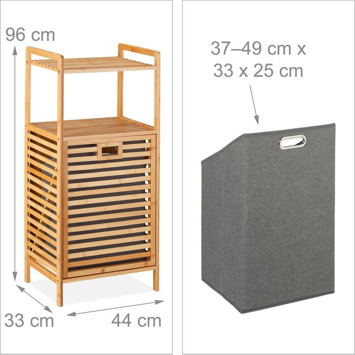 Produktbild Relaxdays Badregal (44 x 33 x 96 cm)