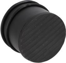 Produktbild Svenska Living Türstopper Ø9x7,5cm matt schwarz