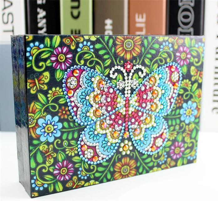 Produktbild Mona Lisa Touch Diamond Painting Set Schmuckdose 20 x 15 x 4.5 cm