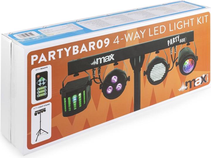 Image du produit Max Music Kit d'éclairage PartyBar 9 (LED)