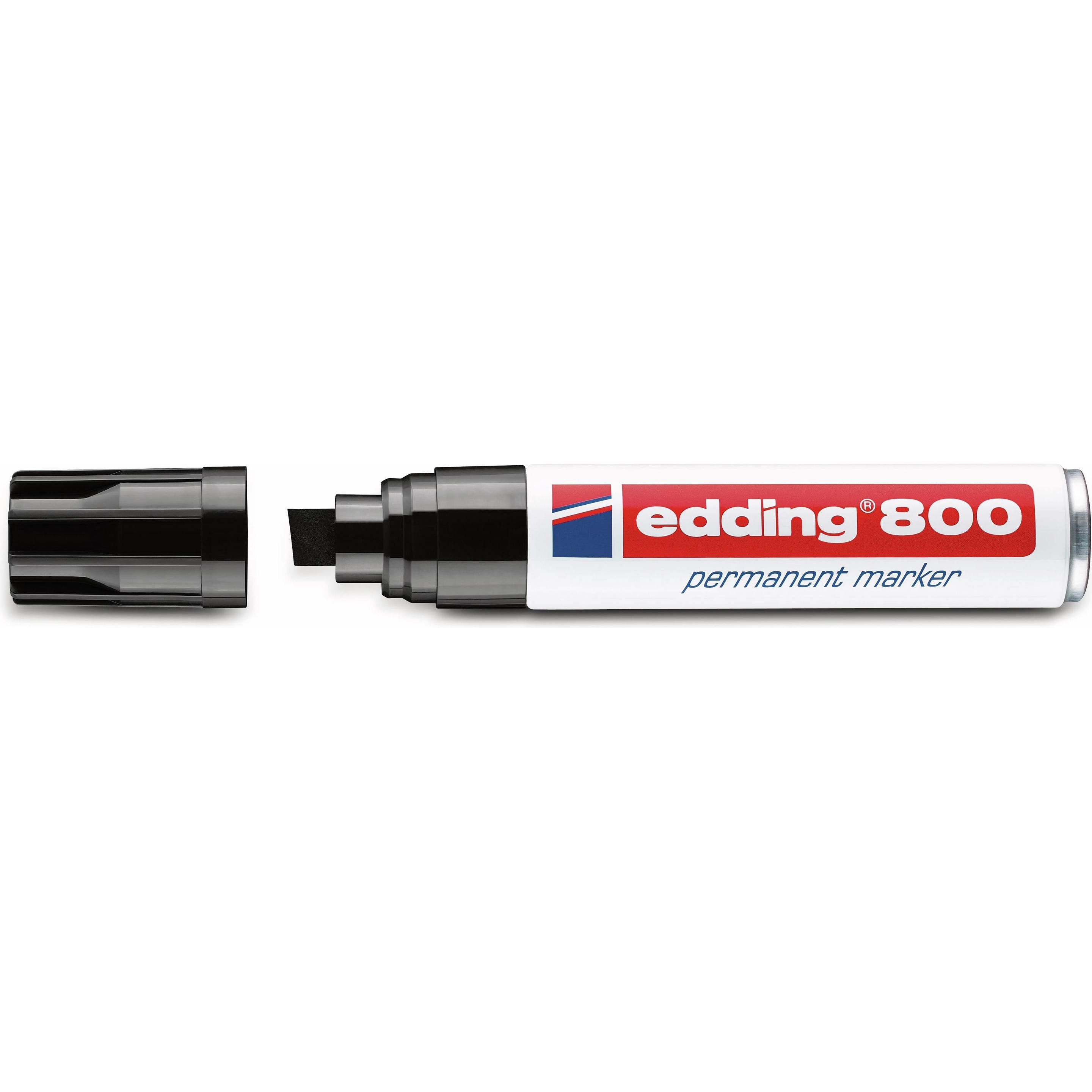 Edding, Marker, 800 (Schwarz, 12 mm, 1 x)