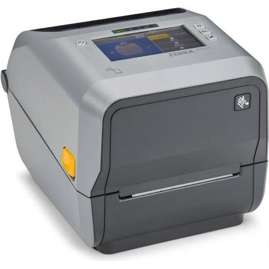 Zebra ZD621t, 12 Punkte/mm (300dpi), Peeler, Disp., RTC, USB, USB-Host, RS232, BT, Ethernet, grau, Etikettendrucker, Gra...