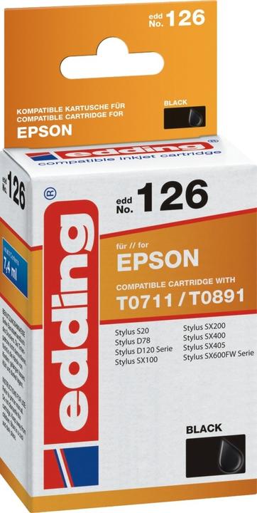 Edding TINTE ERS.EPSON T0711/ (BK)