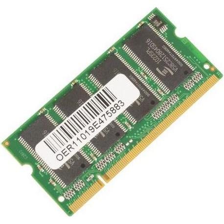 CoreParts 512MB Memory Module (1 x 512MB), RAM Modellspezifisch, Grün