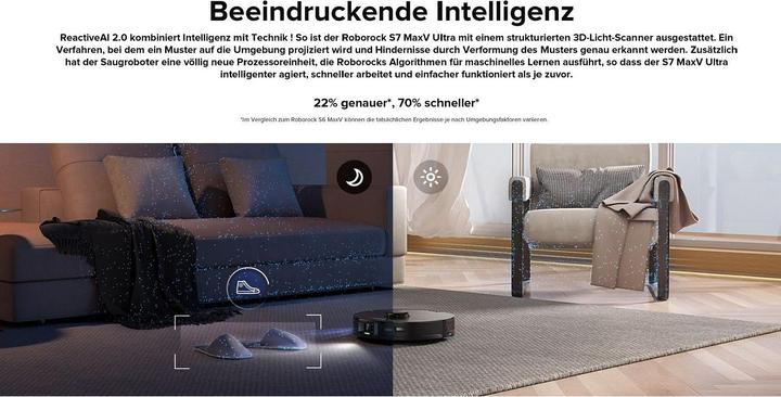 Actual product image Roborock S7 MaxV (Robot vacuum)