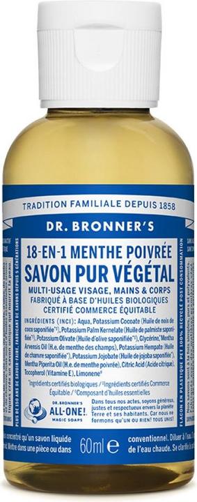 Produktbild Dr. Bronner's 18-In-1 (Flüssigseife, 60 ml)