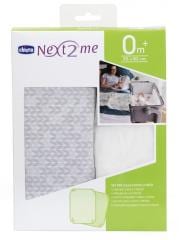 Produktbild Chicco 2er Set Spannbettlaken zu Next2Me (50x83cm)
