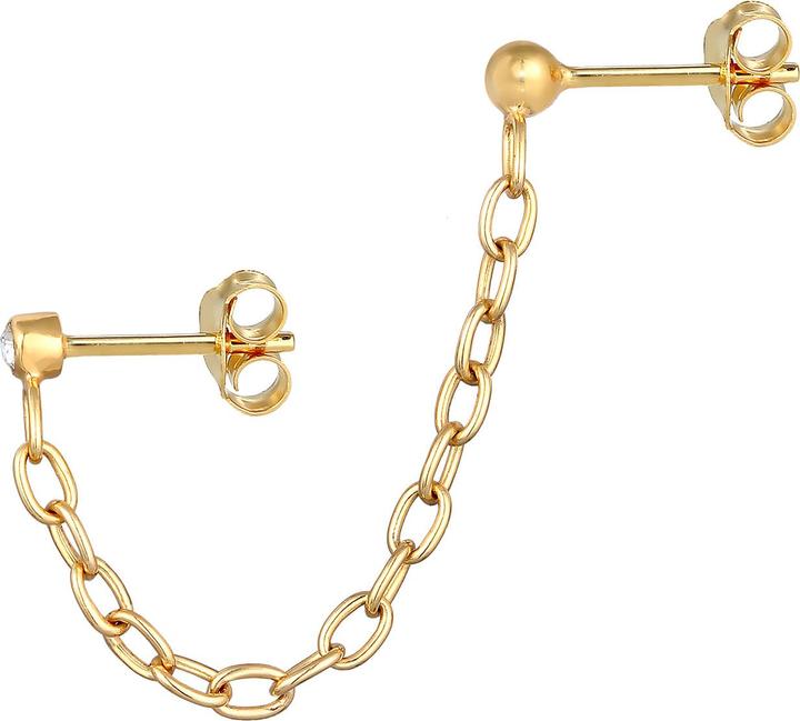 Actual product image Elli Ear Chain (Glass crystal, 925 sterling silver)
