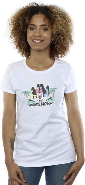 Actual product image Disney Womens/Ladies Minnie MM Palm Cotton T-Shirt (XL)