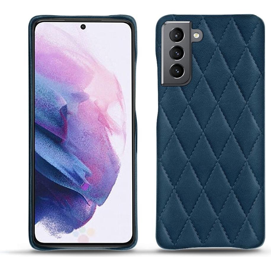 Noreve Lederschutzhülle (Samsung Galaxy S21+), Smartphone Hülle, Blau