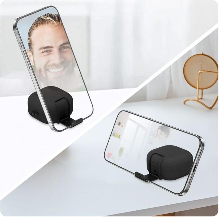Productafbeelding 4Kom Tech-Protect Slim Hook Samsung Galaxy Buds 4 / 4 Pro Schwarz (Hoofdtelefoon hoes)
