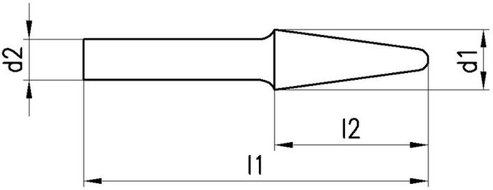 Actual product image Pferd Carbide burr