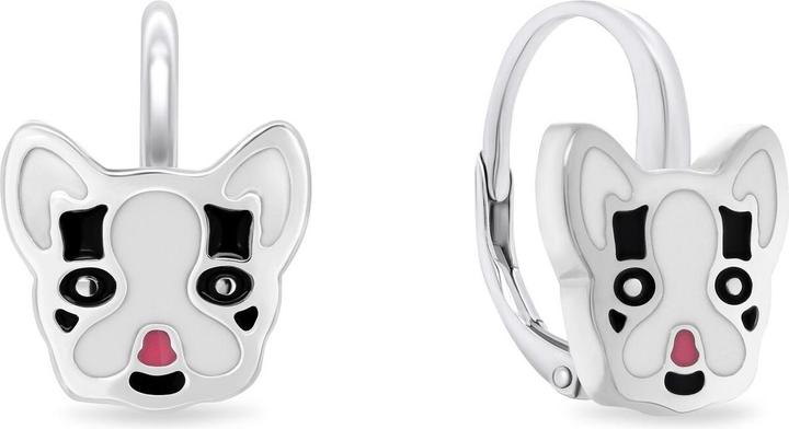 Produktbild Brilio Silver - Original silver earrings Pejsek EA953W (925 Silber)