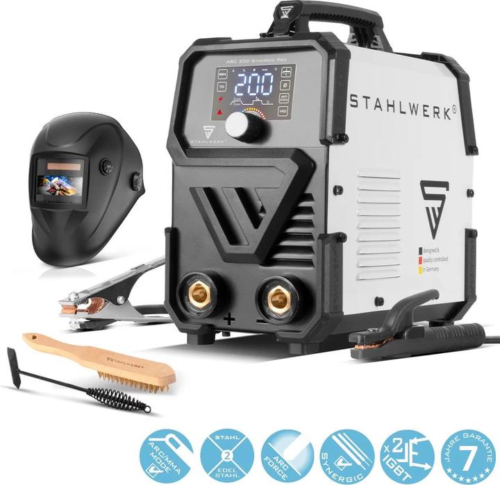 Stahlwerk Poste de soudage à électrodes ARC 200 Synergic Pro équipement complet
