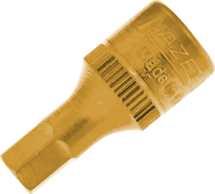Actual product image HAZET Screwdriver socket 8501-6 ∙ Square, hollow 6.3 mm (1/4 inch) ∙ Inside hexagon profile ∙ 6 mm (6 mm)