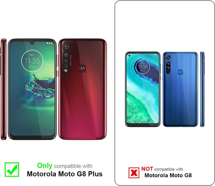 Image du produit Cadorabo Book Couverture magnétique invisible (Motorola Moto G8 Plus)