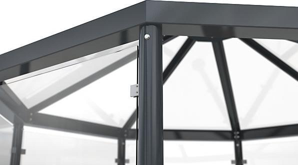 Image du produit Wsm Pavillon octogonal pour fumeurs modèle Paris