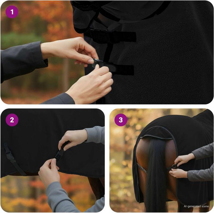 Produktbild vidaXL Polyester-Decke (155 cm)