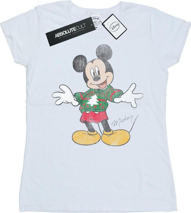 Produktbild Disney Mickey Mouse Christmas Jumper TShirt (XXL)