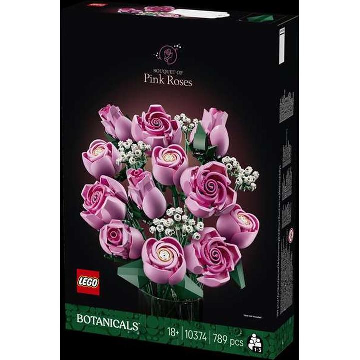 Image du produit LEGO Bouquet de roses roses (10374, LEGO Botanical)