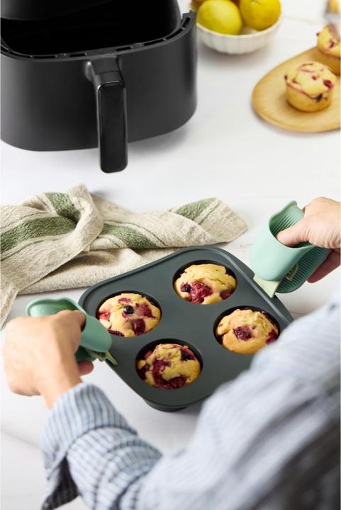 Produktbild Lekue Fingerschutz für Ofen Silikon 2 Stück (Platin-Silikon)