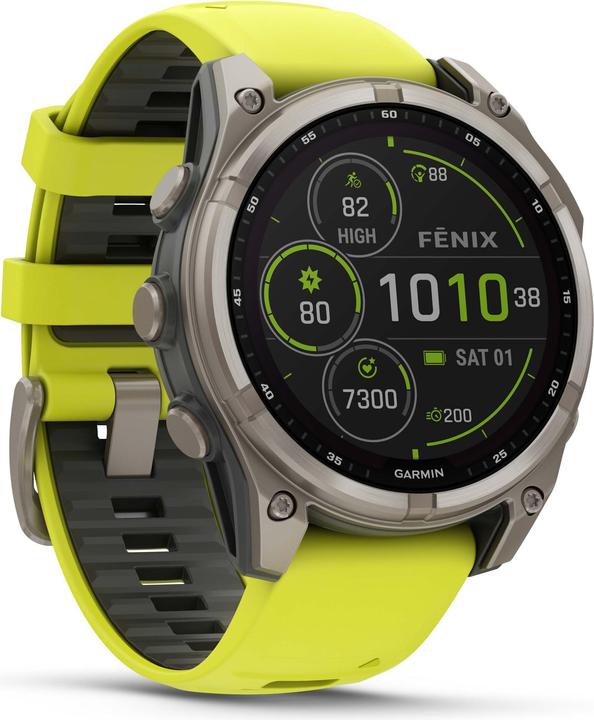 Actual product image Garmin Fenix 8 Solar Sapphire Titanium (47 mm)
