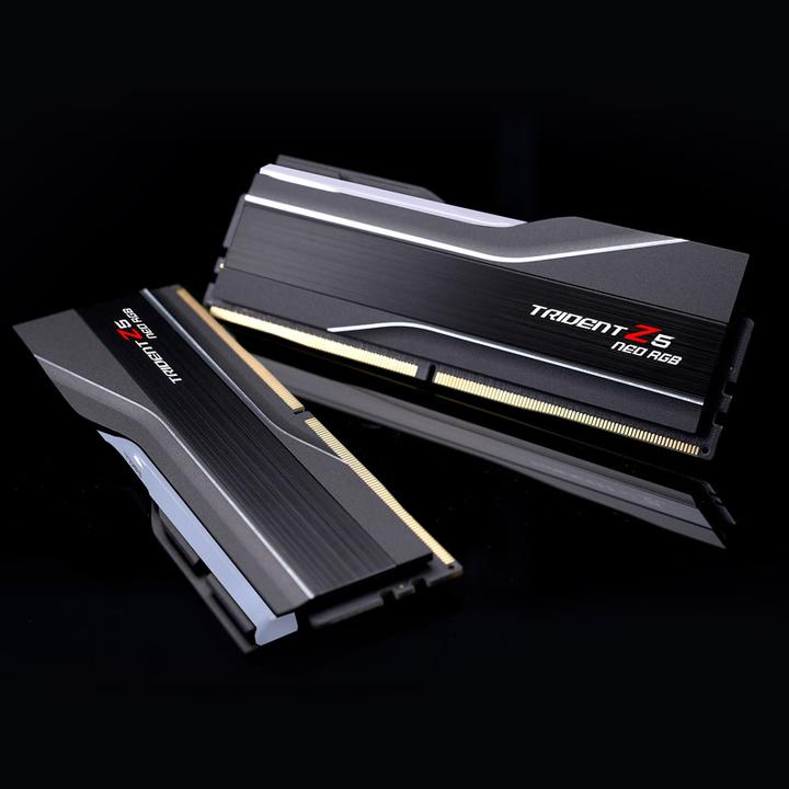 Productafbeelding G.Skill DDR5 PC 6000 CL30 64-GX2-TZ5NR AMD E (2 x 32GB, 6000 MHz, DDR5 RAM, DIMM 288 pin)