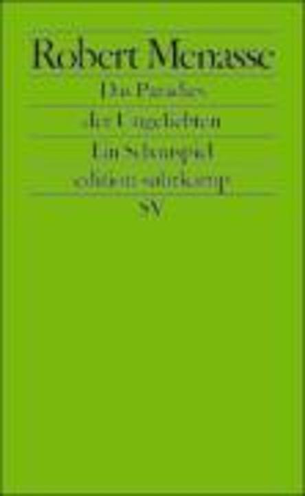 Produktbild Das Paradies der Ungeliebten (Deutsch, Robert Menasse, 2006)
